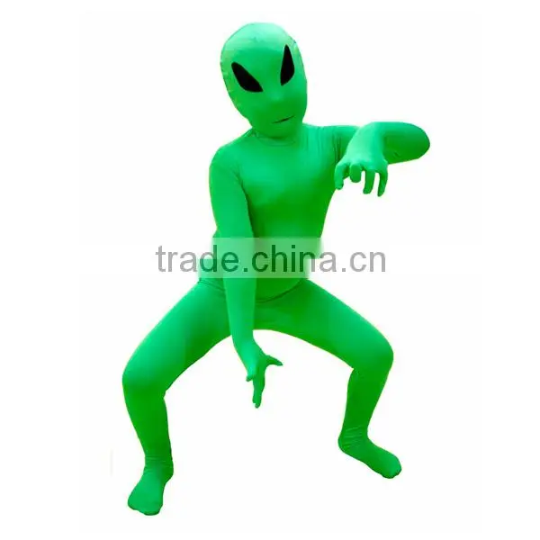 Alien Full Body Spandex/Lycra Suit For Kids HNF002-K