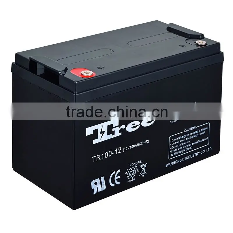 China battery manufacture12v Deep Cycle Gel battery Top Quality 12v 100ah GEL Type Battery