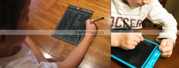 2016 wholesale 8.5 inches Boogie board lcd ewriter paperless LCD writing tablet kids electronic LCD writing Pad