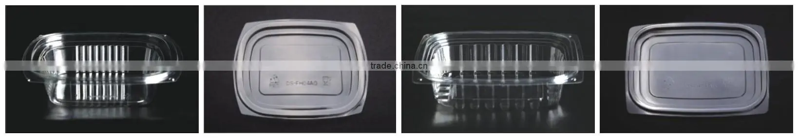 Clear PET deli containers,salad bowls,First manufacturer of PET products in China, best supplier