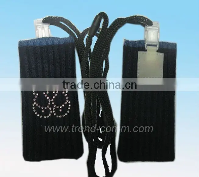 New style knitted mobile phone sock case