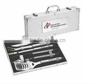 Aluminum twice test before packaged impactful bbq tool set with case made in China Guangdong Foshan