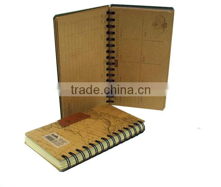 Custom mini paper leather notebook
