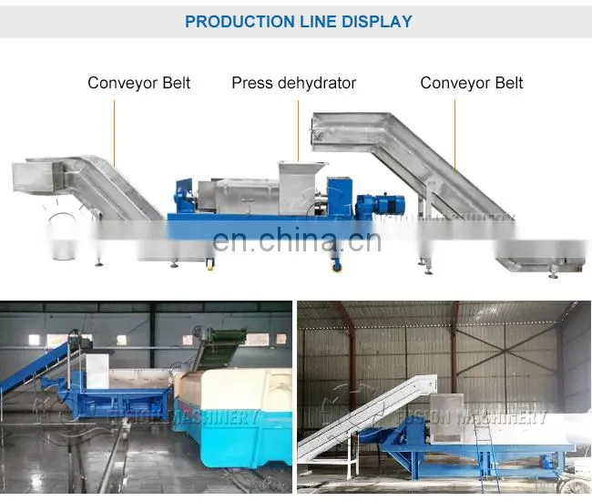 single screw beer residue dewatering machine vinegar lees screw press wine residue shredder dewatering