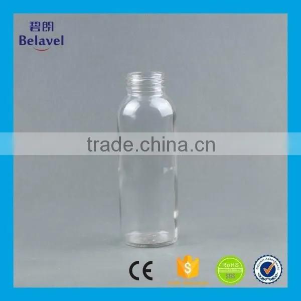 Factory supply 17oz 500ml glass bottle with cap glass sport water bottle