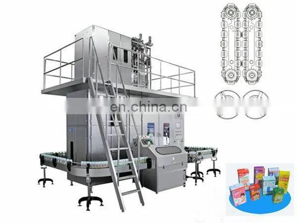 250ml base/slim/SQ juice milk aseptic brick shape carton filling machine