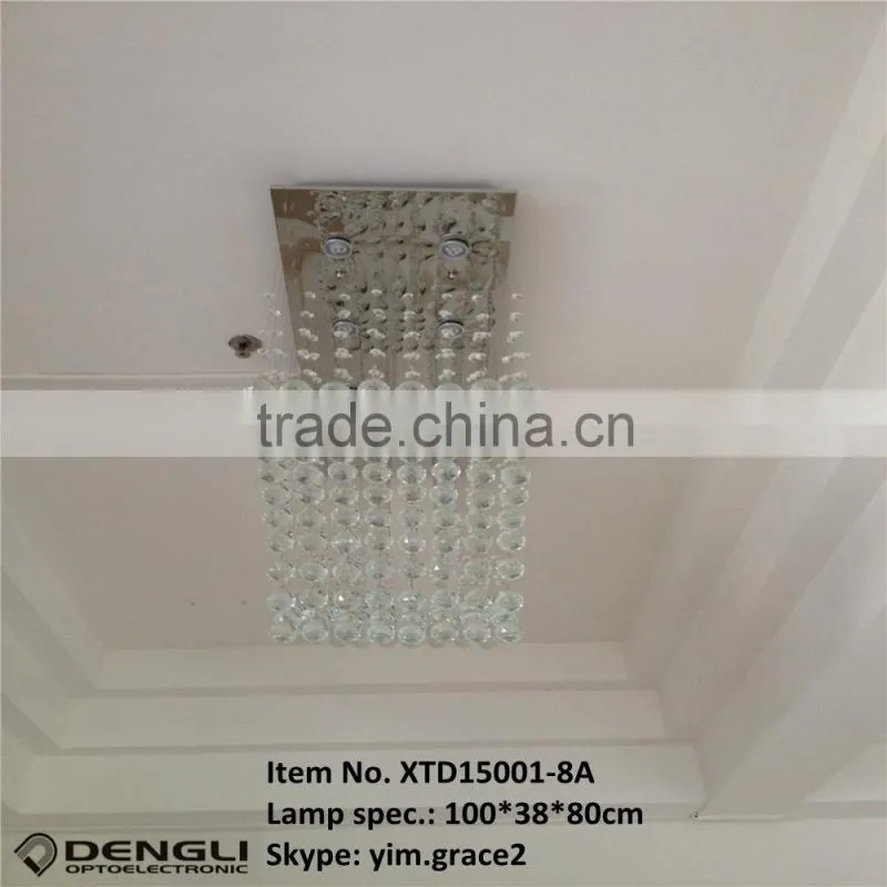 modern crystal chandelier pendant light for hotel home villa