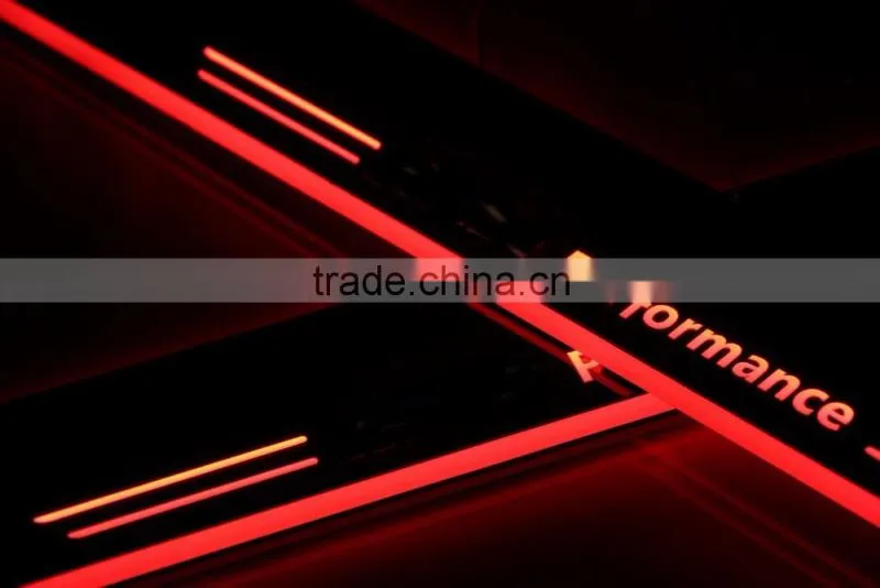 Hot sellers led bulbs for B.M.W E63 E64 LED moving door scuff sills plate light for BMW Auto accessories LED Sill plate light