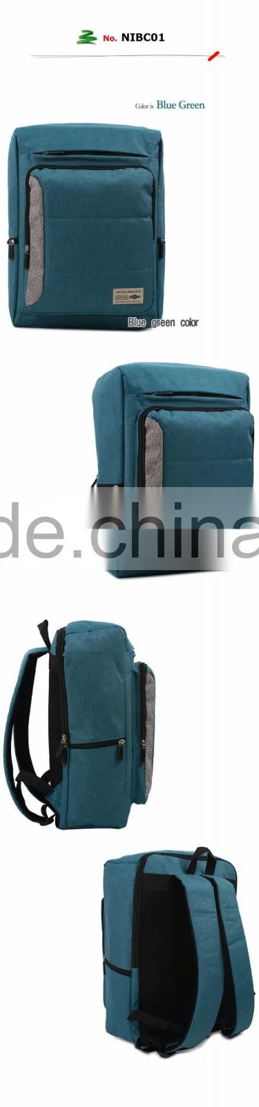 2016 new arrival nylon backpack school bag unisex laptop bags