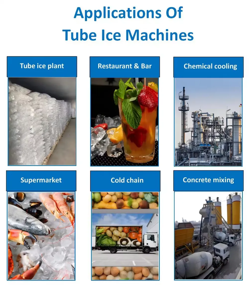 Tube ice application