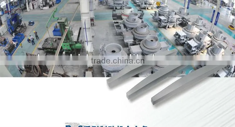 Customized cemented tungsten carbide bar blank provide superior wear protection to rotor tips in VSI crusher