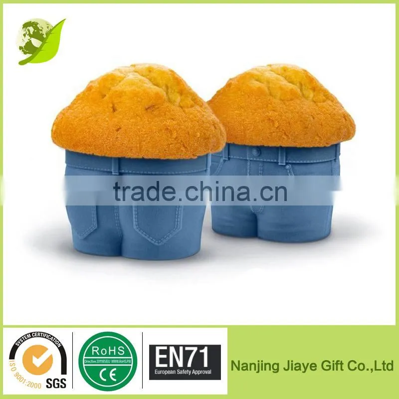 Jeans Shape Silicon Cake Mold Cake Cup Mould