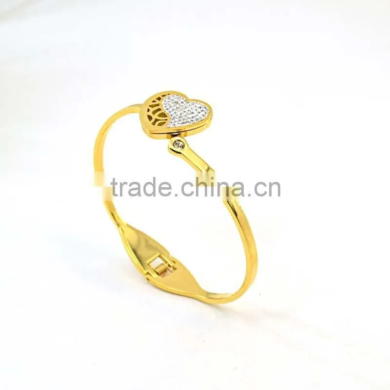 wholesale bangles high quality Gold Color Luxury Bracelet for women
