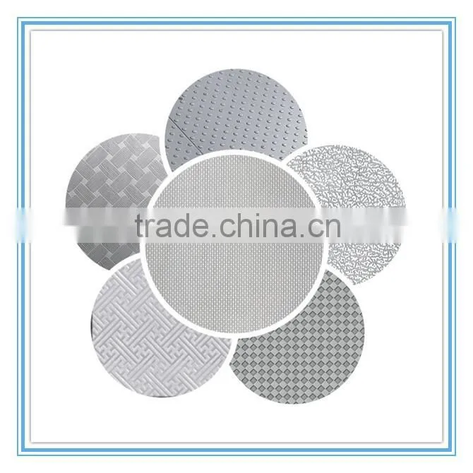 Gold supplier sus316 stainless steel embossed plate
