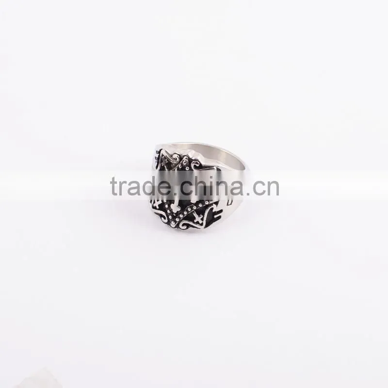 High Quality 316L Stainless Steel Material New Silver Ring Models For Men