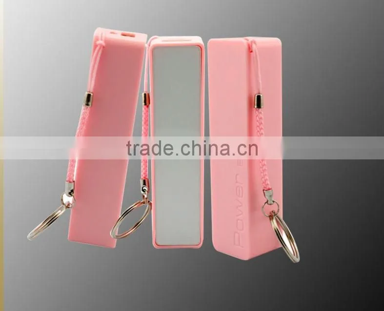 Used mobile phones accessories stainless steel ring power bank 2600mah