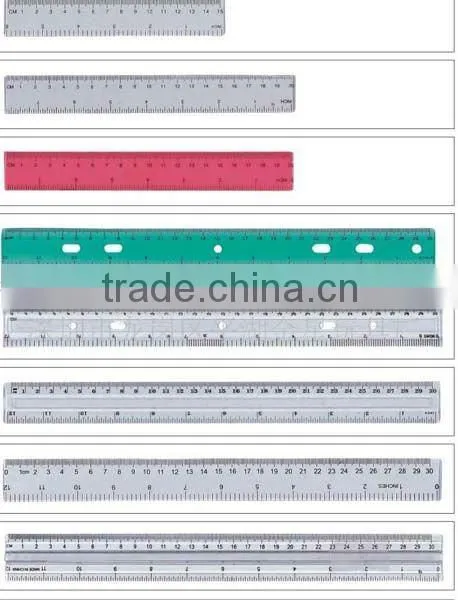 promotional fantastic 15cm clear acrylic straight ruler with round corner
