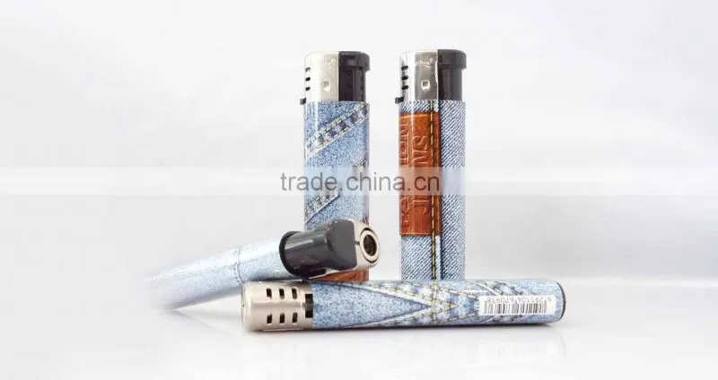 ABS material OEM brand refillable gas cigarette lighter electronic jet lighters