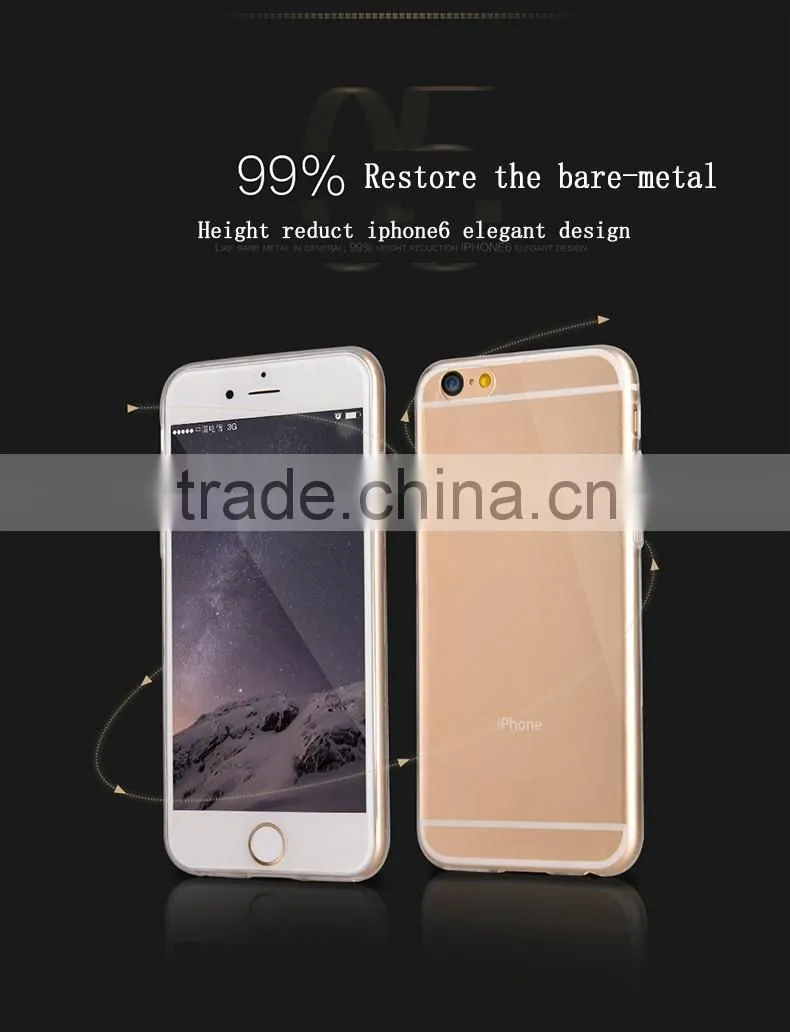 Clear tpu case silicone smartphone 0.33mm tpu case free sample custom phone cases for samsung galaxy s6 edge plus cover