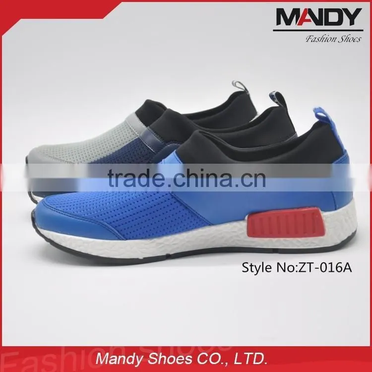 Wholesale custom colorful rubber sole loafer sports shoes men