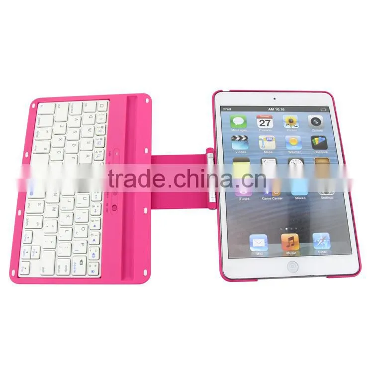 360 rotation bluetooth keyboard case for ipad mini,for ipad mini bluetooth keyboard case
