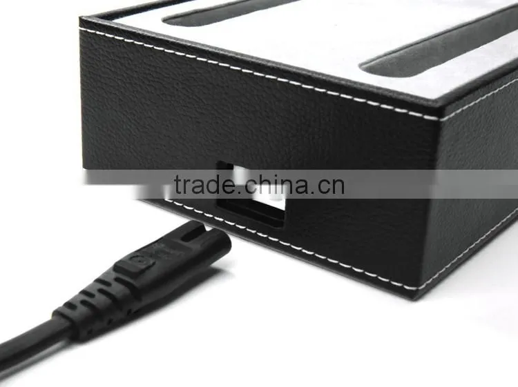 New coming creative Multi-function leather charge stand for apple watch