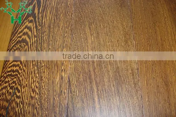 Unfinished wenge solid wood flooring