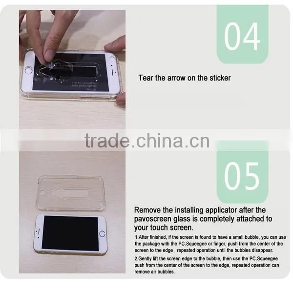 Otao made in China full size high clear tempered glass screen protector