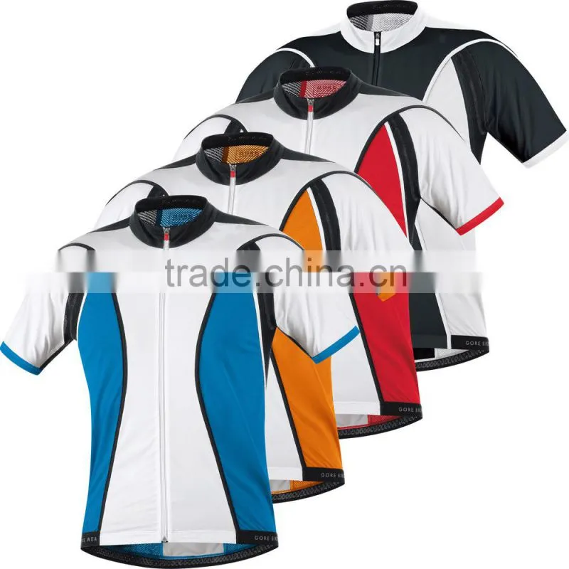 Bicycle short sleeve cycling jersey