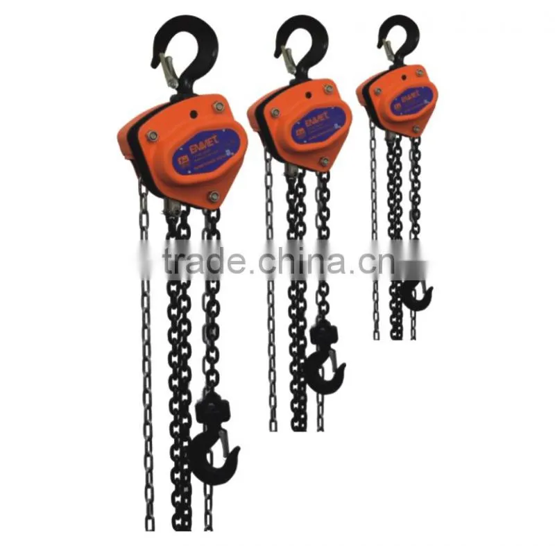 4 Times Safety Factory chain pulley block 2 ton chain block chain hoist hsz 5t
