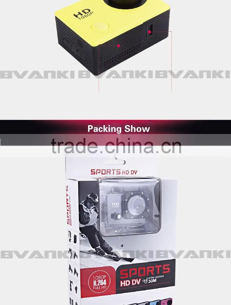 2016 best selling products Full HD 1080P DVR SJ5000 Wifi Sport DV Action Camera Helmet Camera Mini DV
