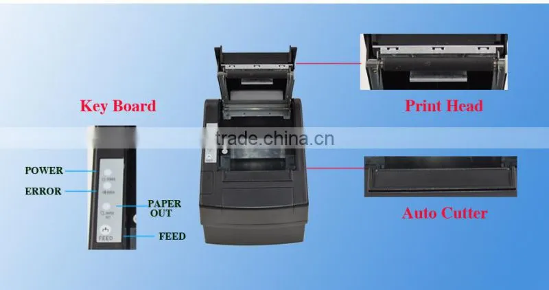 High speed thermal printer/ impresora termica Support Cash drawer drive