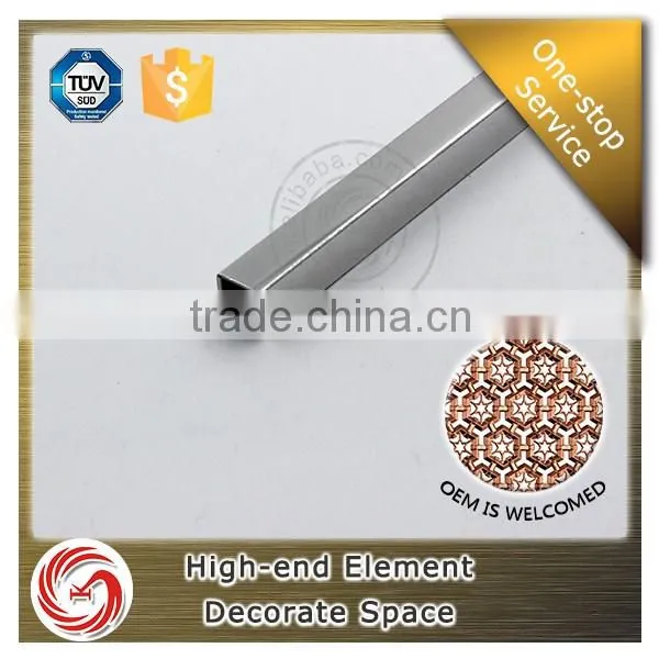 China gold supplier polished aluminum listello for house