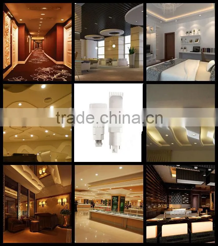 Base E14/E26/E27/G24 9w ledhigh luminous lamp replace 26w cfl plc 4pin led g24 lamp