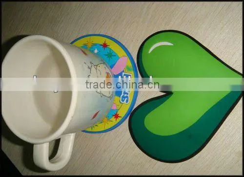 China produced high quality plastic wholesale cup coaster