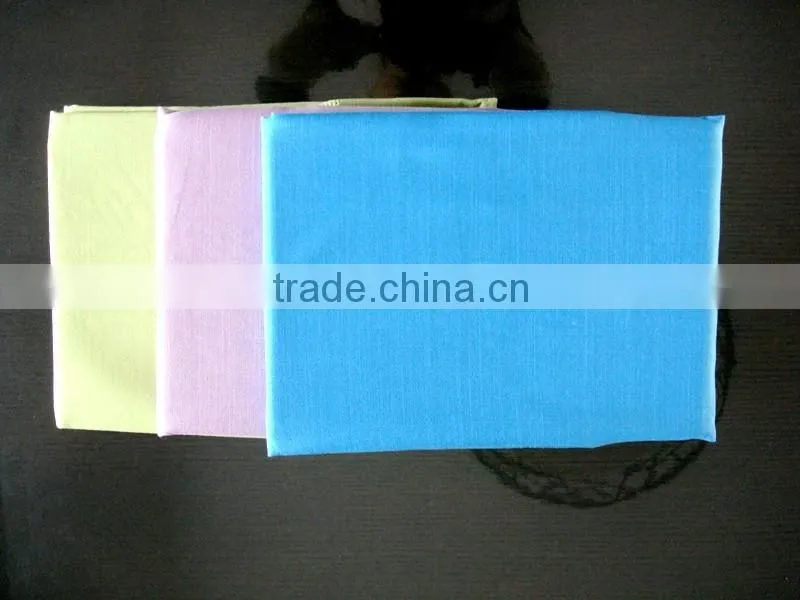 100%polyester slubby yarn table cloth