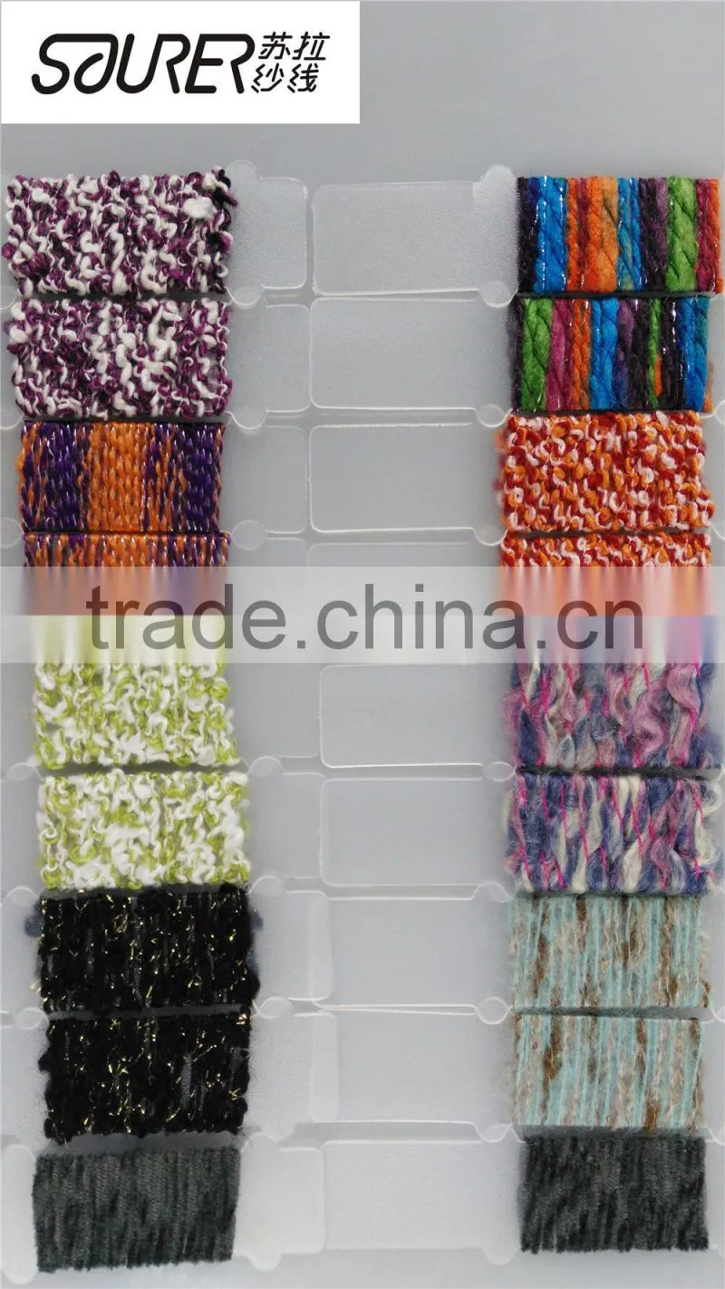 acrylic charcoal chenille yarn for knitting scarf
