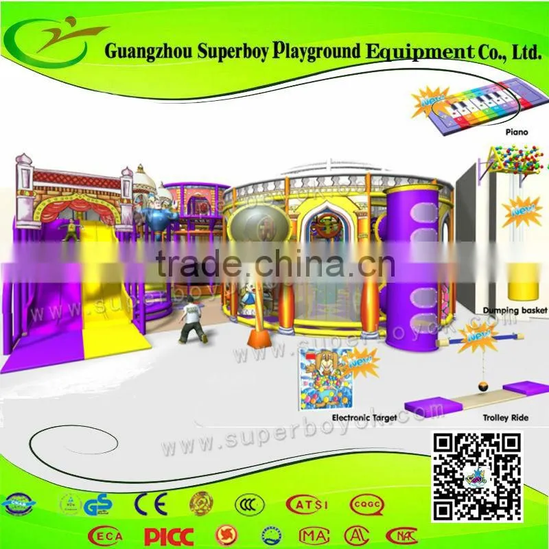 Luxury Soft Indoor Children Playground Equipment Malaysia 9-11i