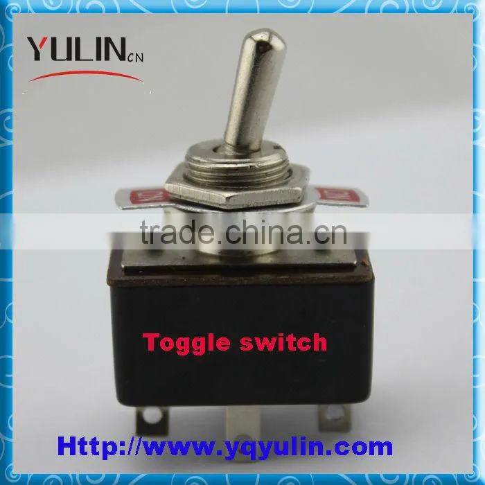 Sample Free 6Pins Black Base 3Amp 250V ON-ON china toggle switch