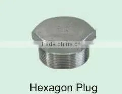 investment casting carbon/stainless steel pipe fittings plug