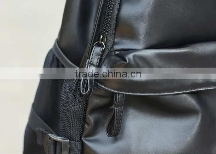 travelers leather men backpack bag in guangzhou
