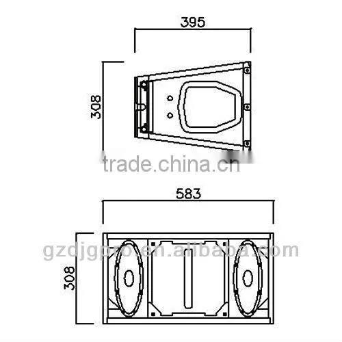 2 Way Line Array Module -Q1 Sound System
