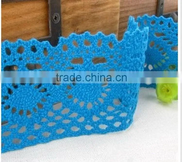 Alibaba china unique 100% cotton lace trimmings