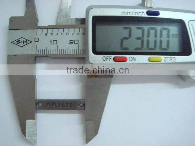 2014 hot sale strong metal alloy 2 holes rectangle engraved puller