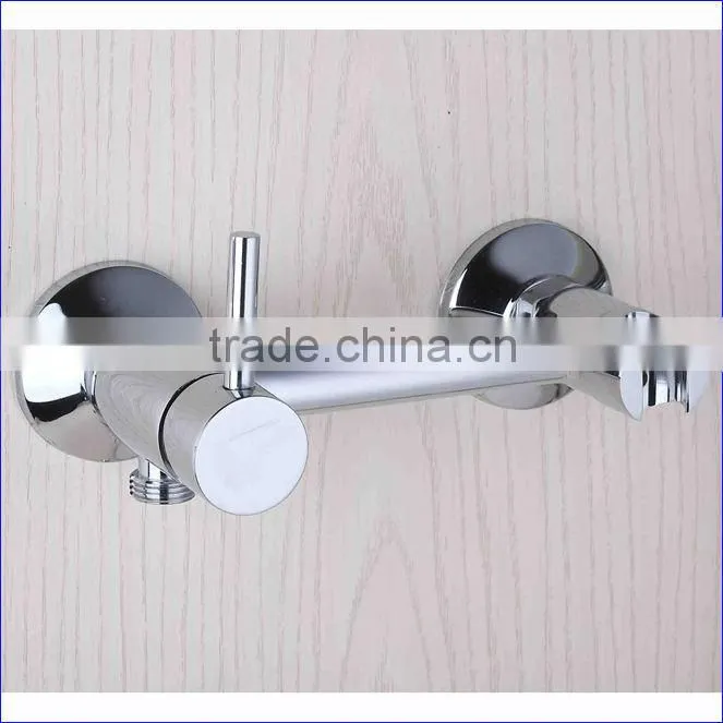 Brass Shower Tap with Holder, Chrome Finsih and Wall Mounted