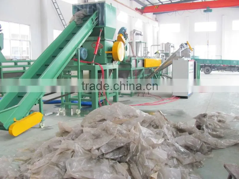 hot sale PP/PE plastic films recycling machine line