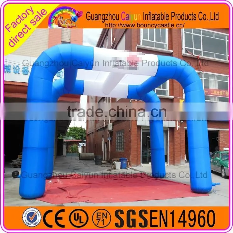 Adverting inflatable arch for promotional activities
