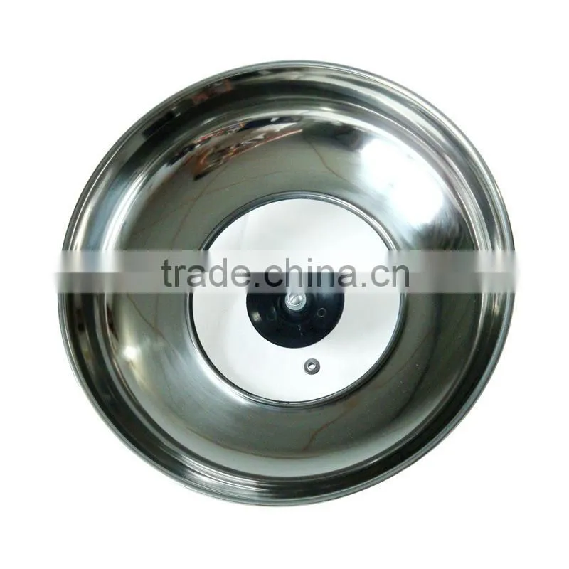 price for kitchen utensils 32cm stainless steel food steamer pot in guangdong 2015