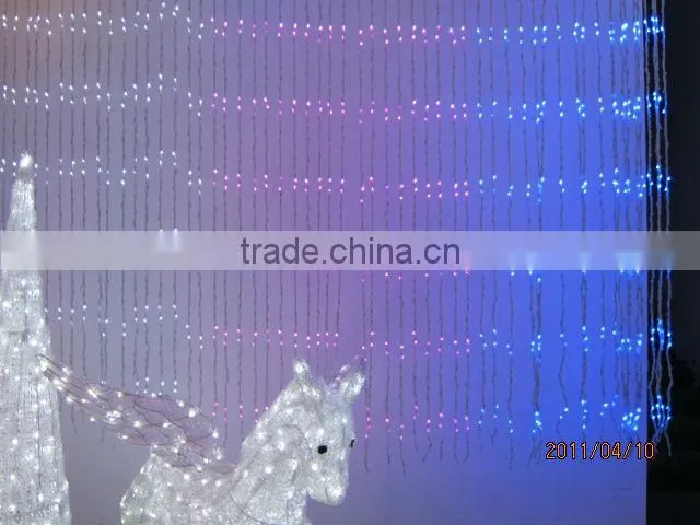 2015 the new colorful led waterfall light