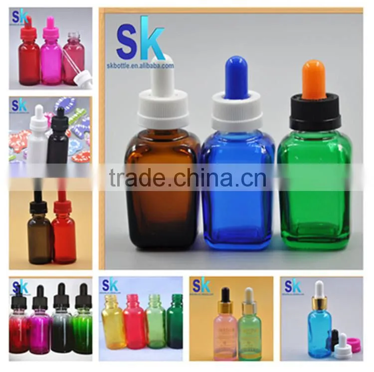 amber glass bottle with tube 20ml glass e liquid bottle and glass sharp dripper childproof cap